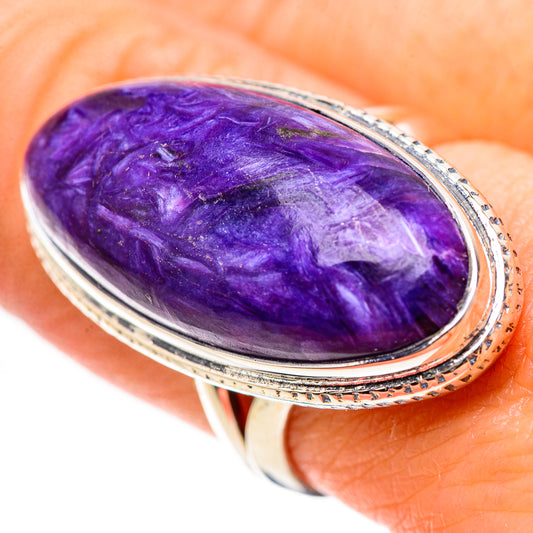 Charoite Rings handcrafted by Ana Silver Co - RING133504