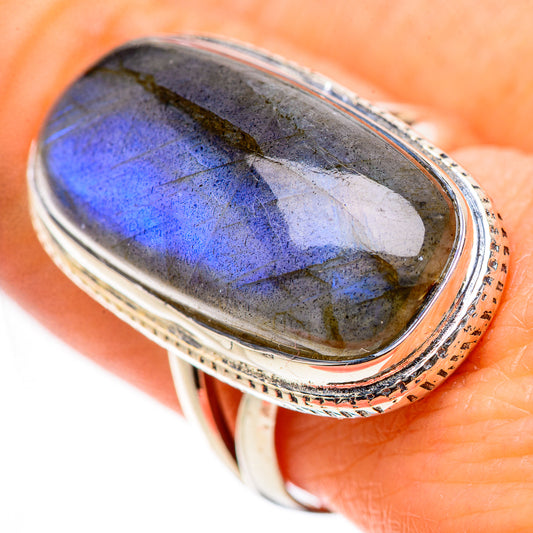 Labradorite Rings handcrafted by Ana Silver Co - RING133513