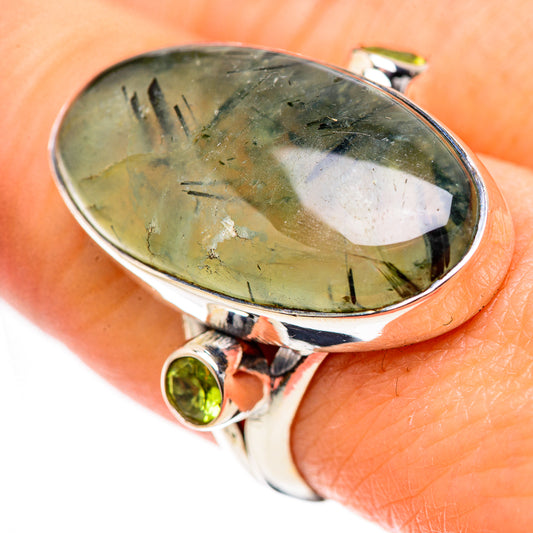 Prehnite Rings handcrafted by Ana Silver Co - RING133518