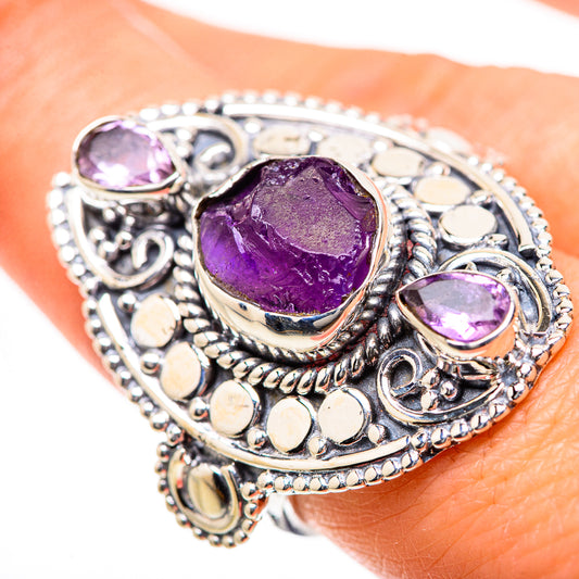 Amethyst Rings handcrafted by Ana Silver Co - RING133551