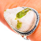 Green Quartz Crystal Rings handcrafted by Ana Silver Co - RING133554