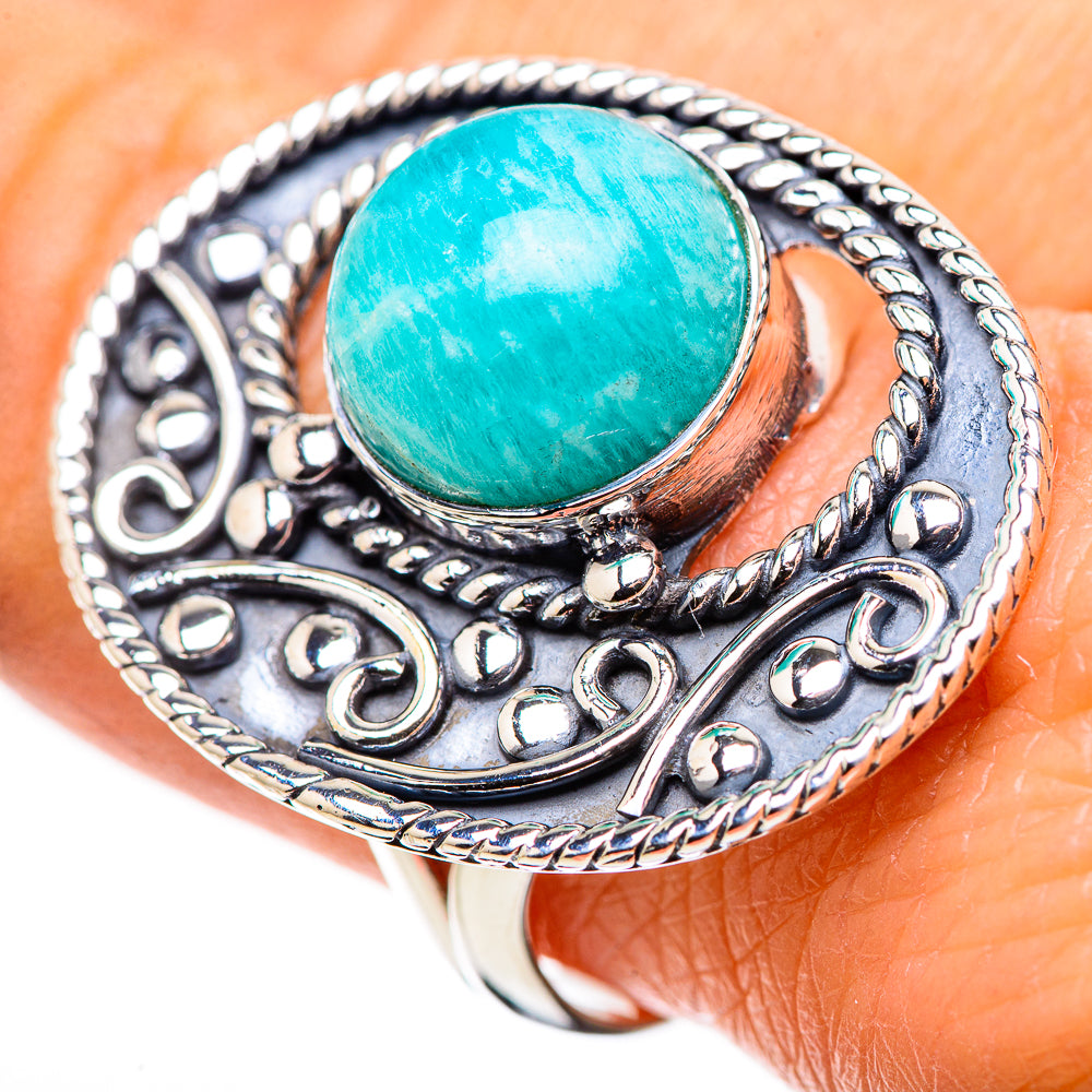 Amazonite Rings handcrafted by Ana Silver Co - RING133577