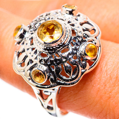 Citrine Rings handcrafted by Ana Silver Co - RING133580