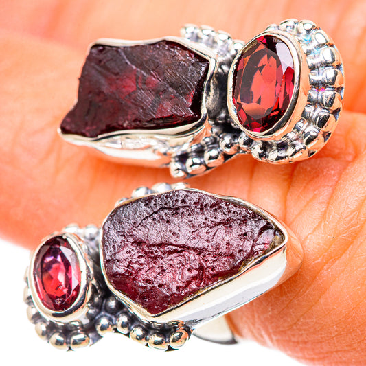 Garnet Rings handcrafted by Ana Silver Co - RING133584
