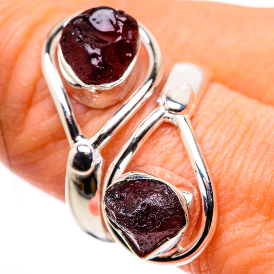 Garnet Rings handcrafted by Ana Silver Co - RING133585