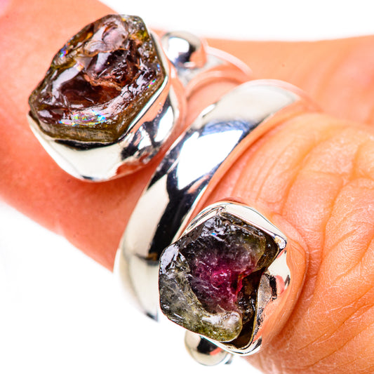 Pink Tourmaline Rings handcrafted by Ana Silver Co - RING133592
