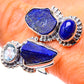 Lapis Lazuli Rings handcrafted by Ana Silver Co - RING133605