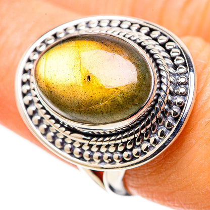 Labradorite Rings handcrafted by Ana Silver Co - RING133612
