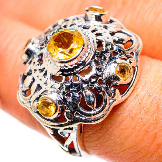 Citrine Rings handcrafted by Ana Silver Co - RING133615