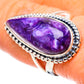 Charoite Rings handcrafted by Ana Silver Co - RING133621