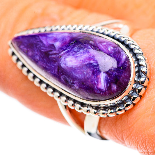 Charoite Rings handcrafted by Ana Silver Co - RING133621
