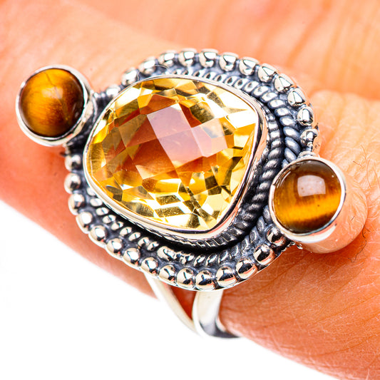Citrine Rings handcrafted by Ana Silver Co - RING133646