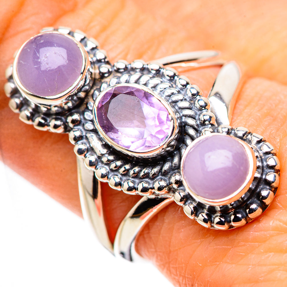 Rose Quartz Rings handcrafted by Ana Silver Co - RING133648