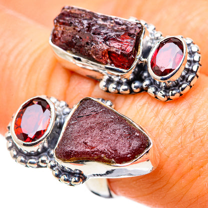 Garnet Rings handcrafted by Ana Silver Co - RING133649
