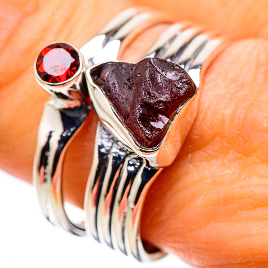 Garnet Rings handcrafted by Ana Silver Co - RING133650