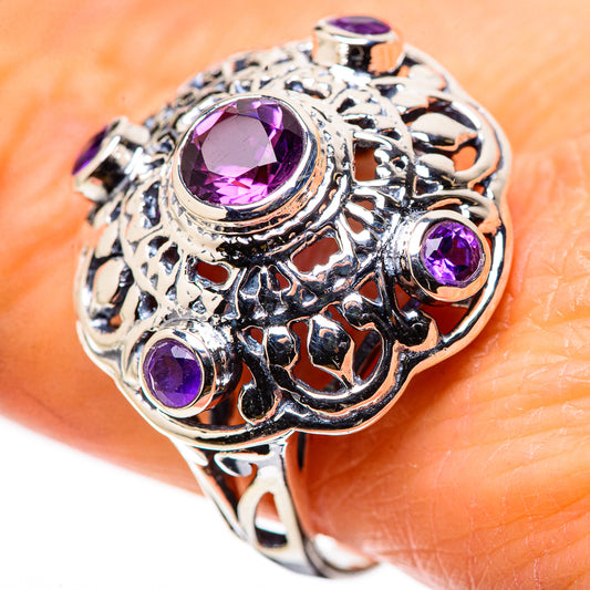Amethyst Rings handcrafted by Ana Silver Co - RING133651