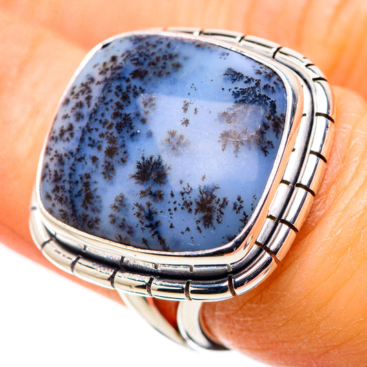 Dendritic Opal Rings handcrafted by Ana Silver Co - RING133654