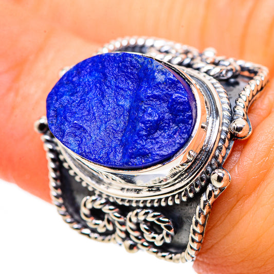 Lapis Lazuli Rings handcrafted by Ana Silver Co - RING133663