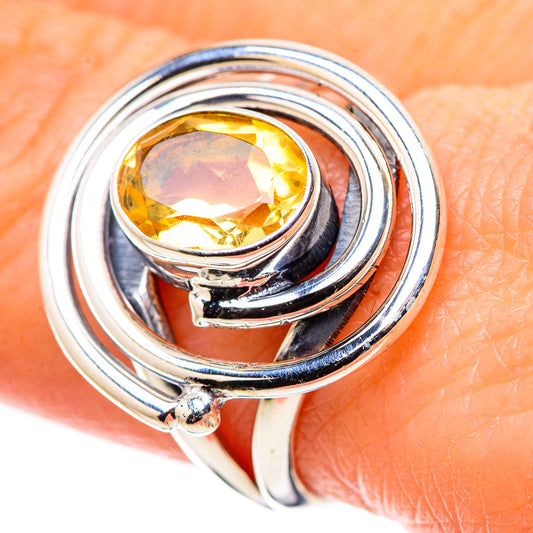 Citrine Rings handcrafted by Ana Silver Co - RING133674