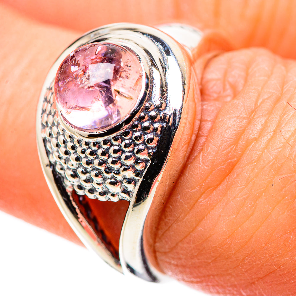 Rose Quartz Rings handcrafted by Ana Silver Co - RING133676