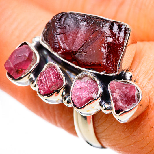 Garnet Rings handcrafted by Ana Silver Co - RING133679