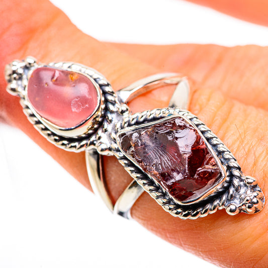 Garnet Rings handcrafted by Ana Silver Co - RING133683