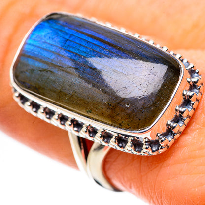 Labradorite Rings handcrafted by Ana Silver Co - RING133690