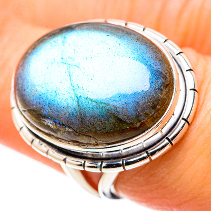 Labradorite Rings handcrafted by Ana Silver Co - RING133698