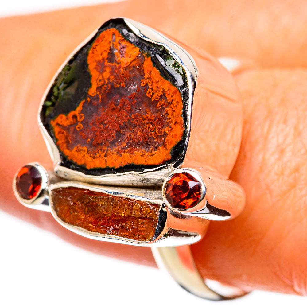 Coconut Geode Druzy Rings handcrafted by Ana Silver Co - RING133703