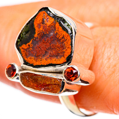 Coconut Geode Druzy Rings handcrafted by Ana Silver Co - RING133703