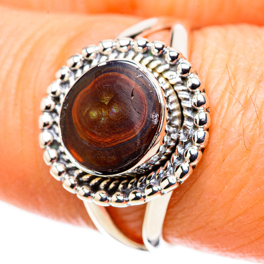 Mexican Fire Agate Rings handcrafted by Ana Silver Co - RING133704