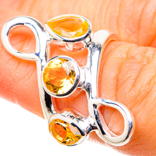 Citrine Rings handcrafted by Ana Silver Co - RING133705
