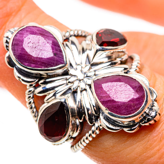 Ruby Rings handcrafted by Ana Silver Co - RING133709