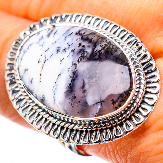 Dendritic Opal Rings handcrafted by Ana Silver Co - RING133714