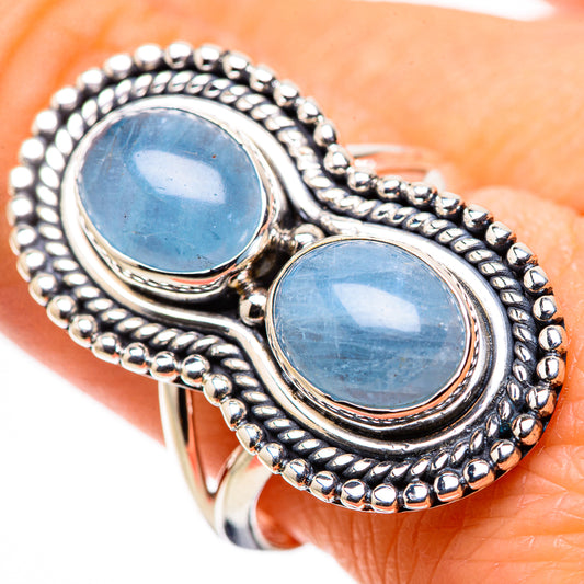 Aquamarine Rings handcrafted by Ana Silver Co - RING133727