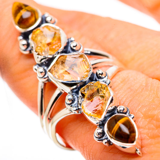 Citrine Rings handcrafted by Ana Silver Co - RING133737