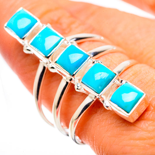 Larimar Rings handcrafted by Ana Silver Co - RING133750