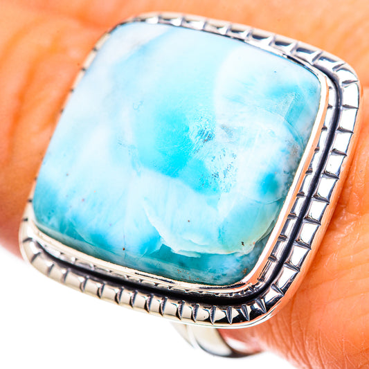 Larimar Rings handcrafted by Ana Silver Co - RING133754
