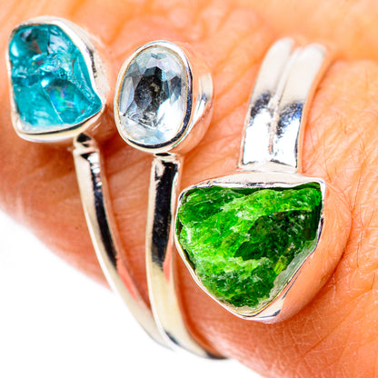 Chrome Diopside Rings handcrafted by Ana Silver Co - RING133759