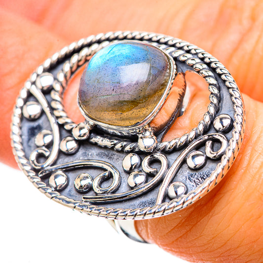 Labradorite Rings handcrafted by Ana Silver Co - RING133762