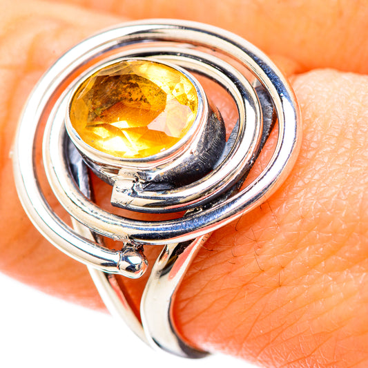 Citrine Rings handcrafted by Ana Silver Co - RING133772