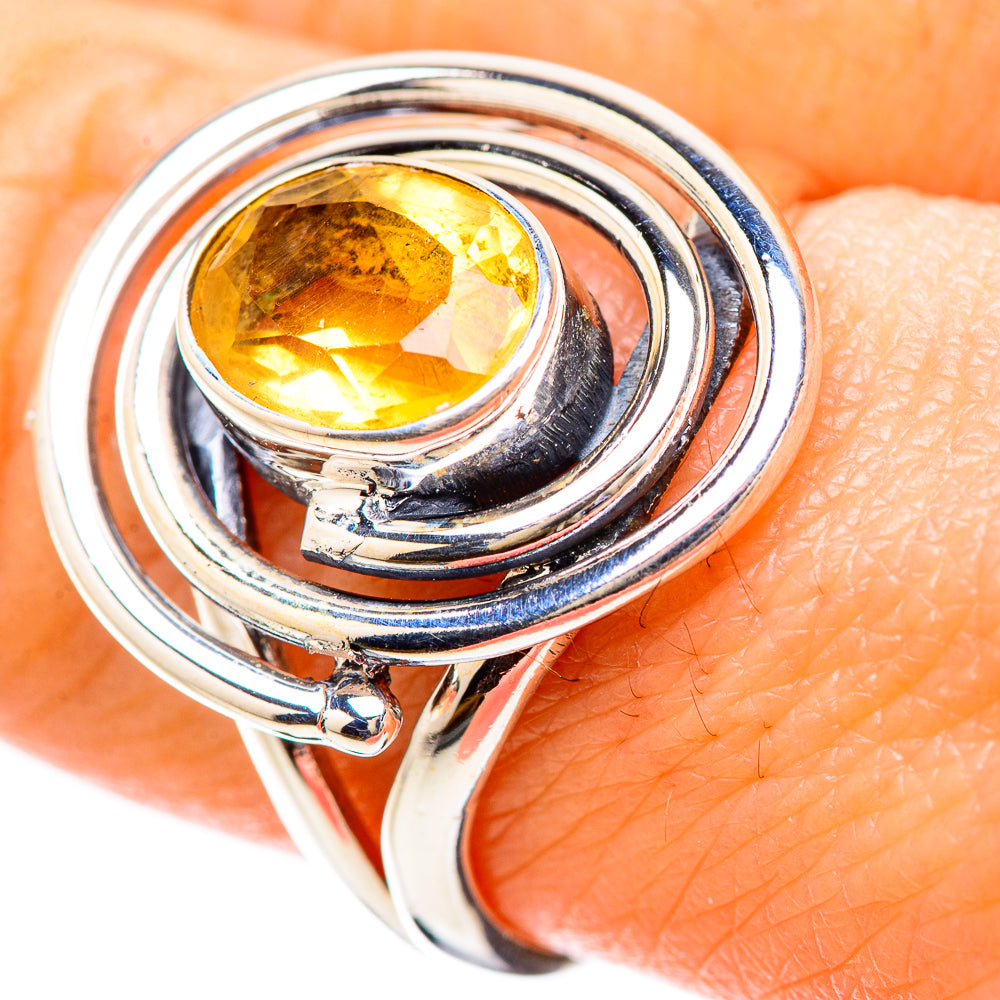 Citrine Rings handcrafted by Ana Silver Co - RING133772