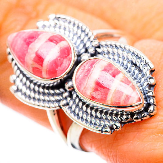 Rhodochrosite Rings handcrafted by Ana Silver Co - RING133773