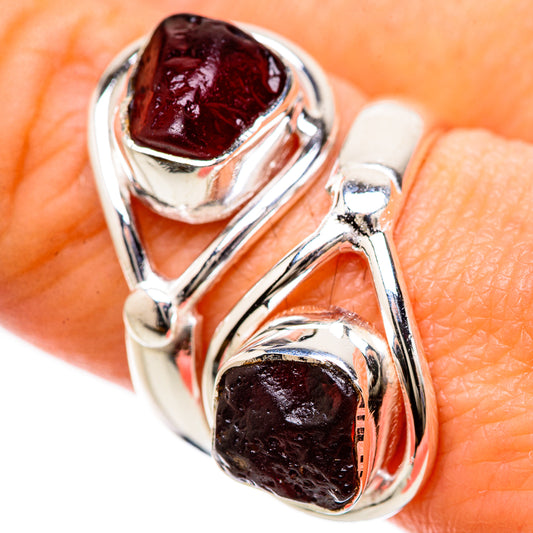 Garnet Rings handcrafted by Ana Silver Co - RING133776
