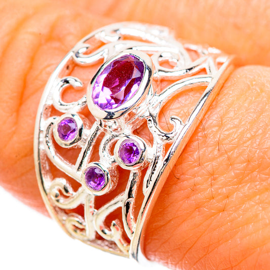 Amethyst Rings handcrafted by Ana Silver Co - RING133777