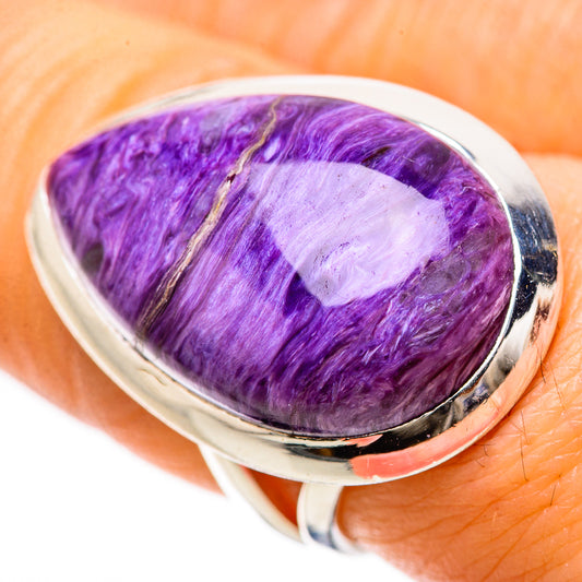 Charoite Rings handcrafted by Ana Silver Co - RING133778