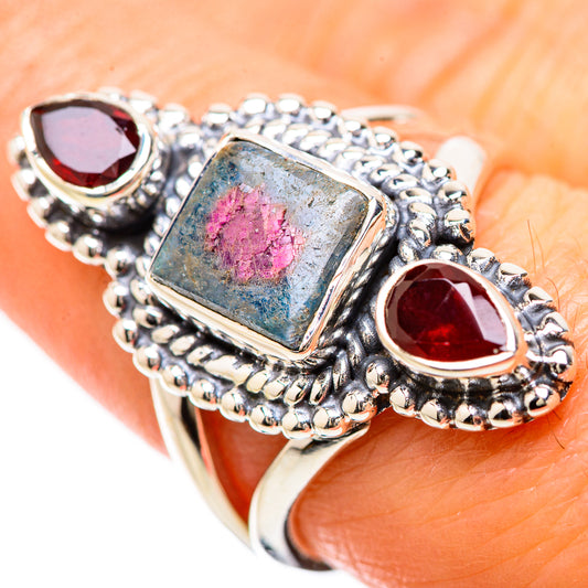 Ruby Fuchsite Rings handcrafted by Ana Silver Co - RING133787