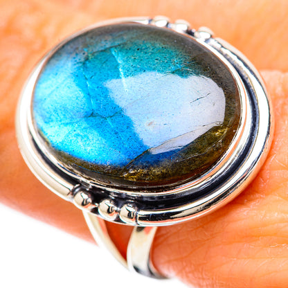 Labradorite Rings handcrafted by Ana Silver Co - RING133792