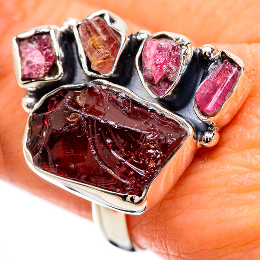Garnet Rings handcrafted by Ana Silver Co - RING133807