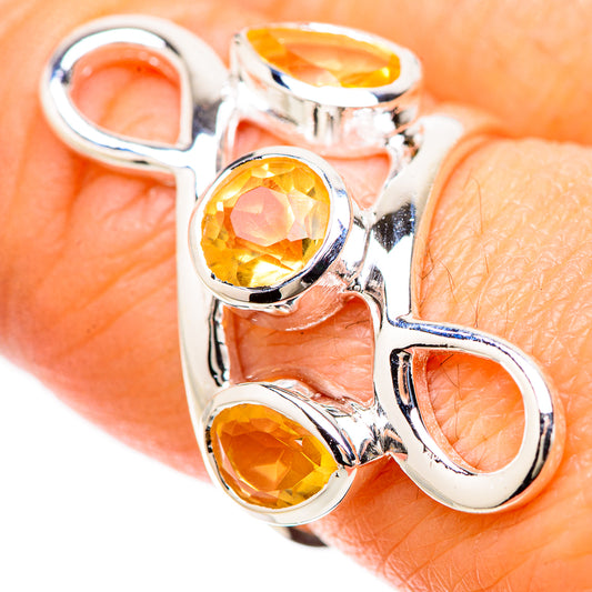 Citrine Rings handcrafted by Ana Silver Co - RING133833